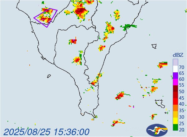 ▲▼大雷雨。（圖／氣象署）