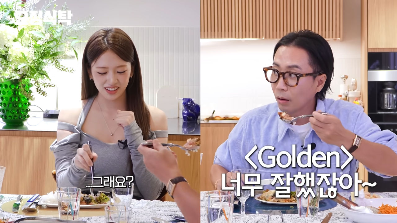 ▲▼IVE安兪真唱〈GOLDEN〉遭酸　羅PD不忍了槓酸民：看得很煩！。（圖／翻攝自十五夜、鄭在炯YouTube）