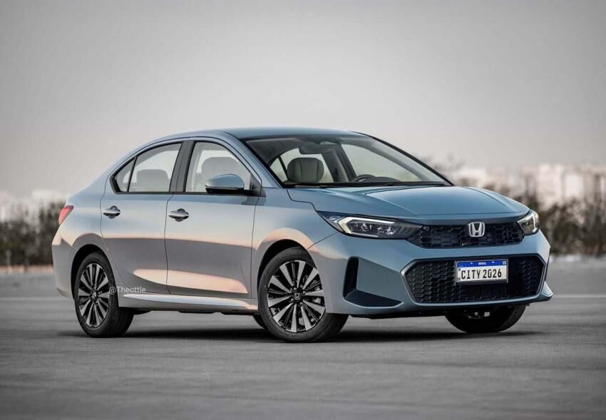 ▲新一代HONDA City將改搭全新模組化平台。（預想圖／翻攝自《Theottle》）