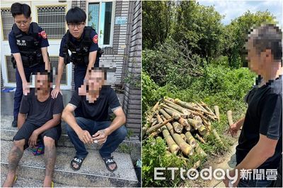 2惡賊夜闖竹筍園失風…揮刀棍暴打園主！　警方12小時火速逮人