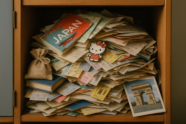 ▲囤積物品,紀念品,紀念物。（圖／AI製圖）