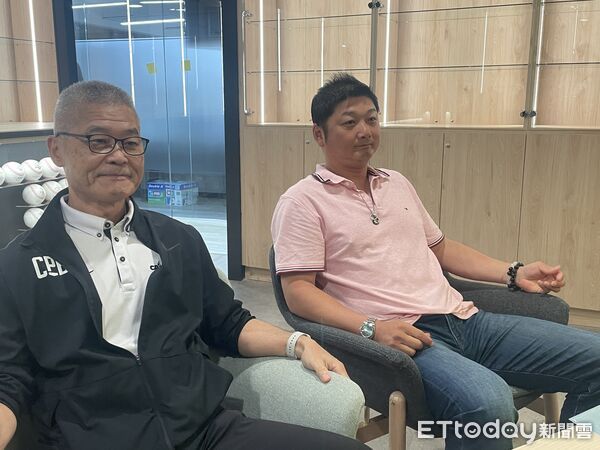 ▲中職秘書長楊清瓏、中華隊總教練曾豪駒。（圖／記者楊舒帆攝）