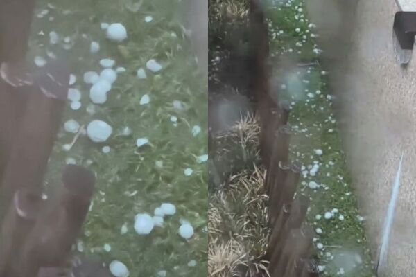 ▲上海冰雹。（圖／翻攝自微博）