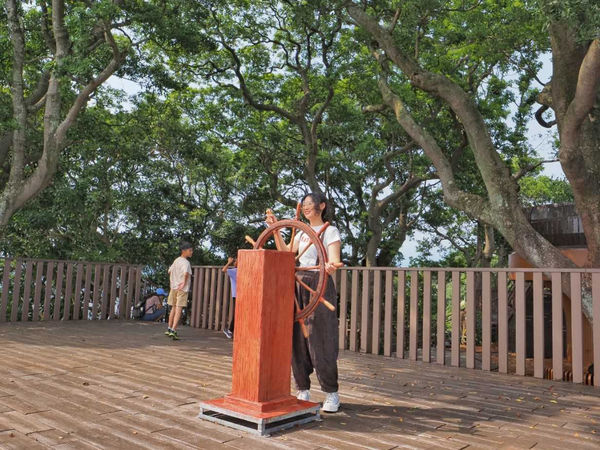 ▲圓山風景區「森林方舟」在8月1日正式啟用，是賞大稻埕煙火絕佳景點之一。（圖／北市大地處提供）