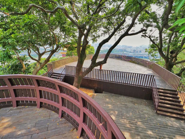 ▲圓山風景區「森林方舟」在8月1日正式啟用，是賞大稻埕煙火絕佳景點之一。（圖／北市大地處提供）