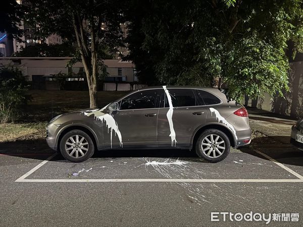 ▲▼高雄保時捷遭人「毀滅級破壞」 ，畫面曝光。（圖／勇安運動有限公司授權提供）