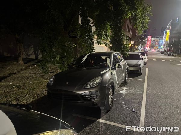 ▲▼高雄保時捷遭人「毀滅級破壞」 ，畫面曝光。（圖／勇安運動有限公司授權提供）