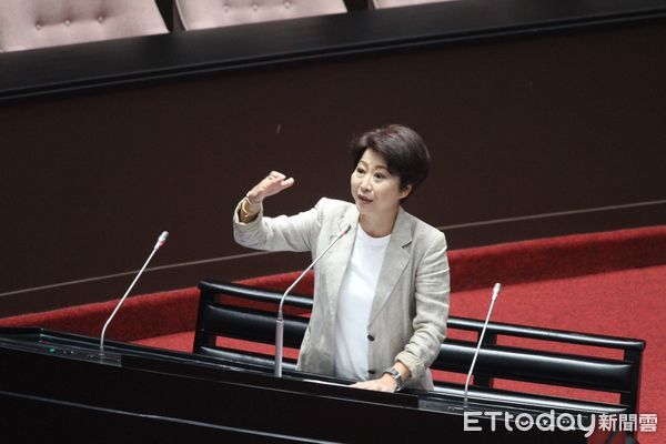 ▲立委陳亭妃在立法院質詢，呼籲政府澄清關稅資訊，避免產業誤解。（圖／記者林東良翻攝）