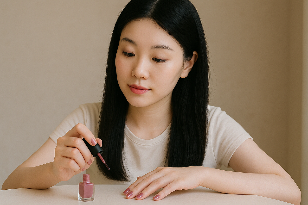 指甲油,指彩,彩繪,時尚,美甲,。（圖／AI）