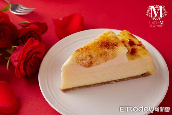 ▲▼LADY M推七夕限定炙燒焦糖起司千層蛋糕。（圖／LADY M提供）