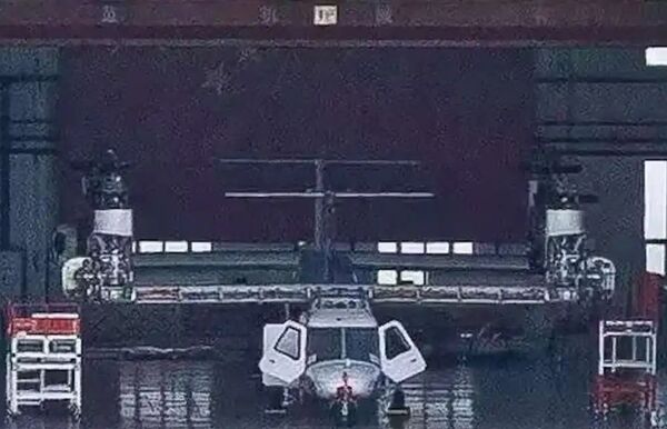 ▲▼中國首款傾轉旋翼機完成首飛，整體設計類似於美國新一代V280勇敢式傾轉旋翼機。（圖／翻攝自大陸網站