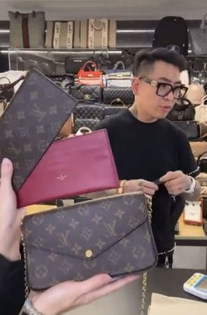 ▲▼蹦闆遭批價格賣官網貴。（圖／翻攝自蹦闆臉書、LV官網）