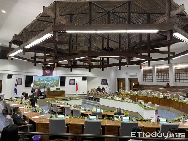 ▲▼馬紹爾共和國國會大廳，總統賴清德2024年12月3日曾赴馬國國會發表演說。（圖／記者陶本和攝）