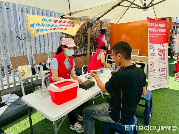 ▲「七夕情人節愛自己愛篩檢」登場。（圖／南投縣衛生局提供）