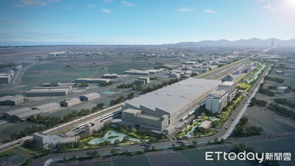 ▲▼水上車輛基地工程聯外道路今年9月通車啟用。（圖／鐵道局提供）