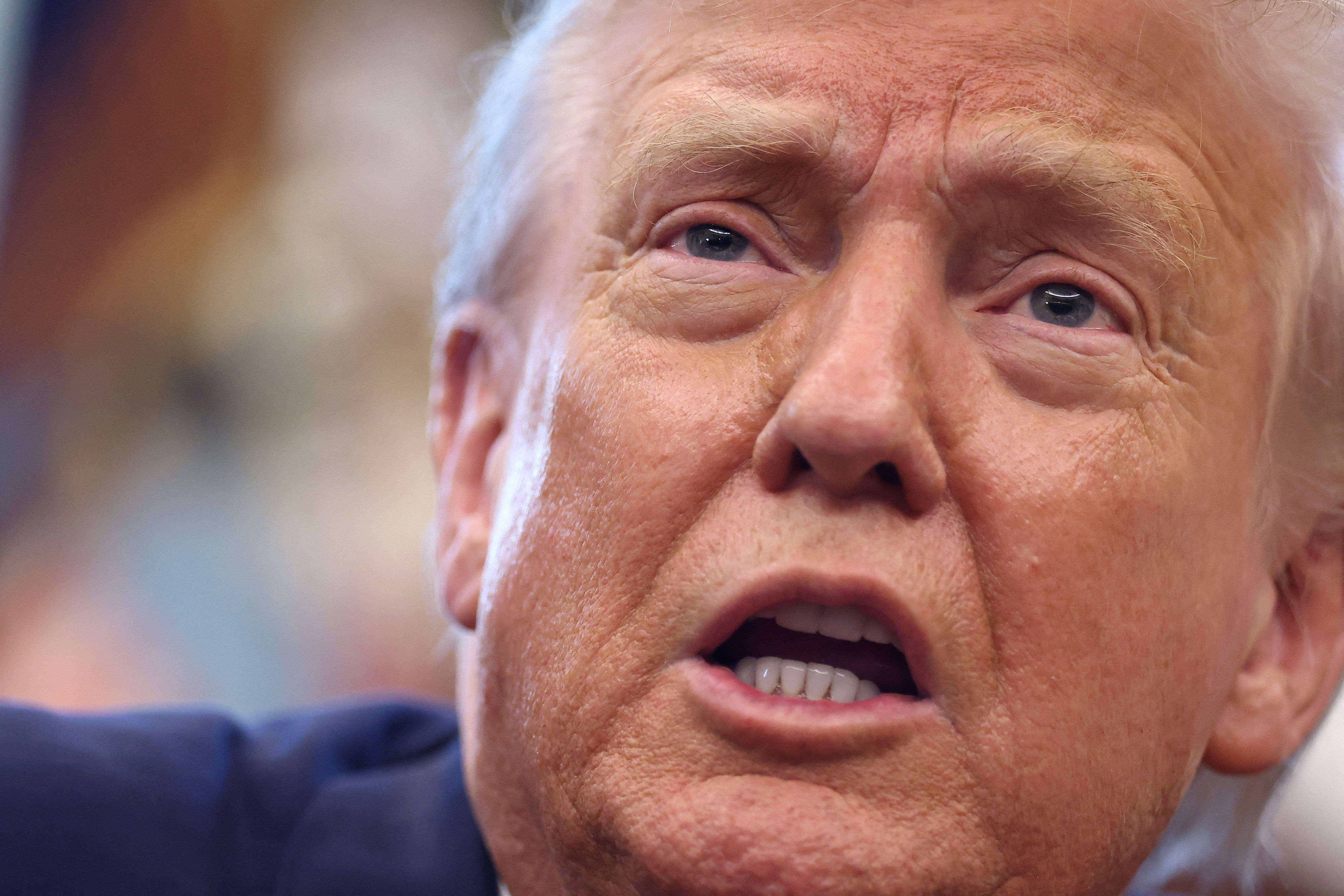 ▲美國總統川普再度在毫無證據與根據的情況下，指控索羅斯父子。（圖／路透）