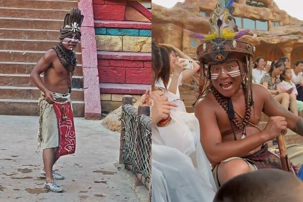 ▲歡樂谷「招野人」。（圖／翻攝自小紅書）