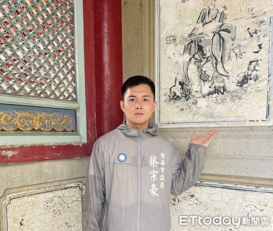 ▲法華寺為台南「七寺八廟」之一，歷史超過三百年，如今因年久失修加上颱風豪雨侵襲，結構受損嚴重。（記者林東良攝，下同）