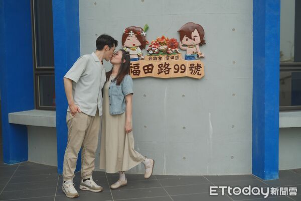 ▲西拉雅風管處將於七夕推出「福田99 KISS久久」活動，邀情侶搭台灣好行菱波官田線共度浪漫時光。（西拉雅風管處提供，下同）