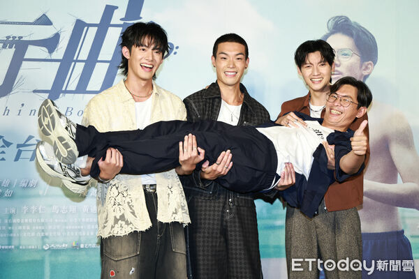▲▼  《進行曲》首映會-余杰恩,牧森,劉育仁,導演姜瑞智。（圖／記者黃克翔攝）