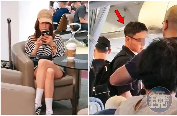 新歡伴飛喜復工／松山機場捕獲零偽裝蕭亞軒　高壯鮮肉伴飛上海