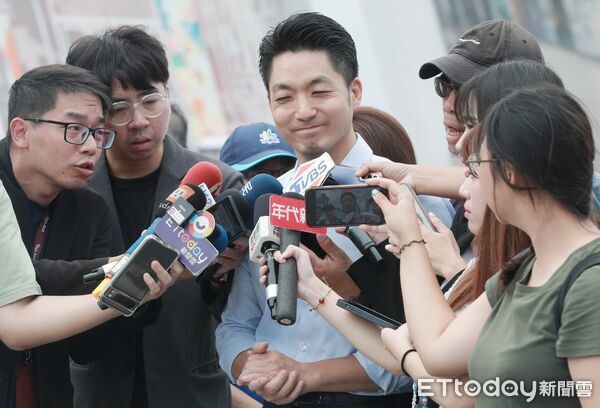 ▲▼蔣萬安「淡水河水岸空間環境營造工程」開工典禮。（圖／記者周宸亘攝）