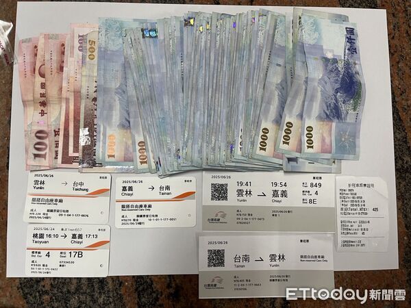 ▲▼警方將馬籍男子依現行犯逮捕，並查扣新臺幣11萬4000元現金。（圖／記者游瓊華翻攝）