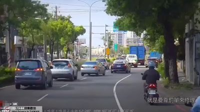 網傳科技執法「機車騎紅線內」遭罰600元真相曝　高雄警公布路段