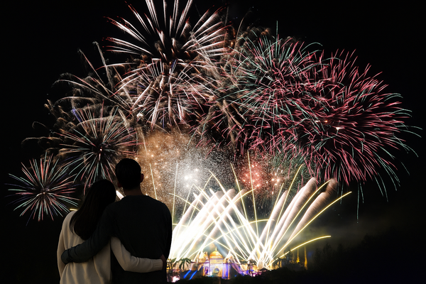 ▲六福村推出「七夕情侶裝趣遊樂園」3天快閃活動。（圖／六福村提供）