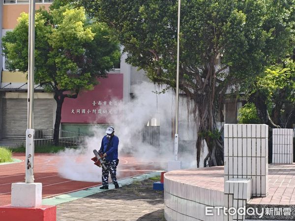 ▲台南市各校完成開學前校園清潔及消毒，市府強化防疫與環境整備。（圖／記者林東良翻攝，下同）