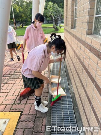 ▲台南市各校完成開學前校園清潔及消毒，市府強化防疫與環境整備。（圖／記者林東良翻攝，下同）