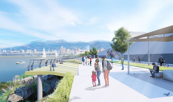 ▲北市府今啟動「淡水河水岸空間環境營造」計畫。（示意圖／水利處提供）