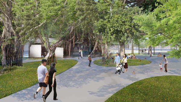 ▲北市府今啟動「淡水河水岸空間環境營造」計畫。（示意圖／水利處提供）