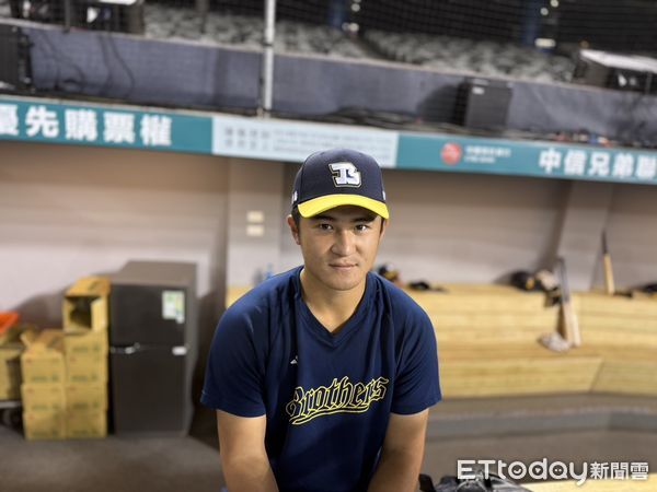 ▲中信捕手陳九登。（圖／記者胡冠辰攝）