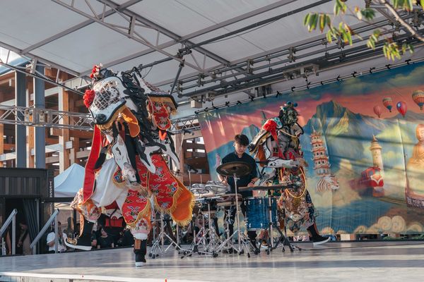 ▲▼「We TAIWAN 台灣文化in大阪．關西世博」自8月26日起連續3天，在大阪世博夢洲園區演出「島嶼之聲：廟埕前的謝神戲」。（圖／文化部）