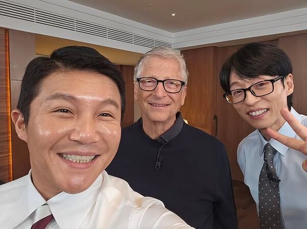▲▼比爾蓋茲首登韓綜合體劉在錫、曹世鎬。（圖／翻攝自Instagram／chosaeho）