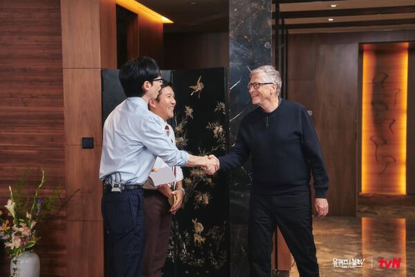 ▲▼比爾蓋茲首登韓綜合體劉在錫、曹世鎬。（圖／翻攝自Instagram／youquizontheblock）