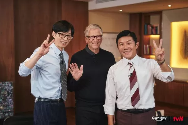 ▲▼比爾蓋茲首登韓綜合體劉在錫、曹世鎬。（圖／翻攝自Instagram／youquizontheblock）