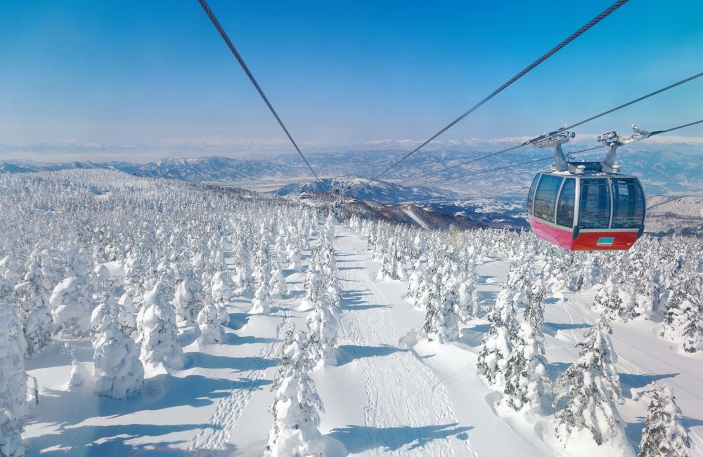 雪怪出沒？日本東北藏王樹冰冬季限定奇景（圖／shutterstock）