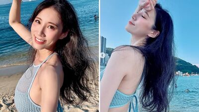 瑤瑤「衣服正反面全是洞」！透視超兇上圍  一轉身…真實體態被看光
