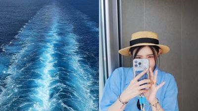 許允樂絕美海上約會李玉璽！　甜蜜對拍「全套情侶裝」