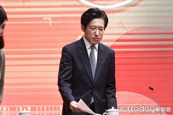 ▲新任行政院秘書長張惇涵。（圖／記者林敬旻攝）