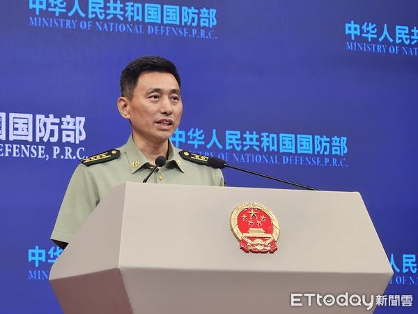 ▲▼大陸國防部發言人張曉剛（2025.08.28）。（圖／記者陳冠宇攝）