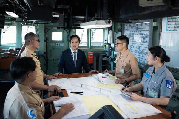 ▲▼總統賴清德日前赴宜蘭勗勉海軍一六八艦隊，也特別錄製莒光園地「與官兵有約」。（圖／總統府提供）