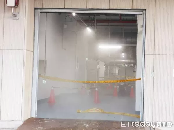 ▲▼             台灣美光后里廠發生氣體外洩意外，12人送醫。（圖／記者白珈陽翻攝）