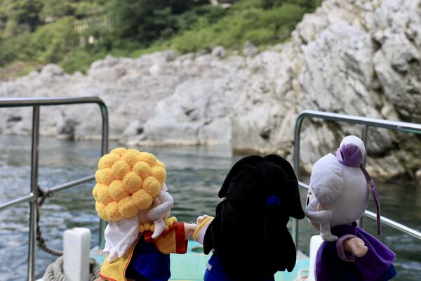 ▲霹靂布袋戲到日本遊玩。（圖／麗星郵輪提供）