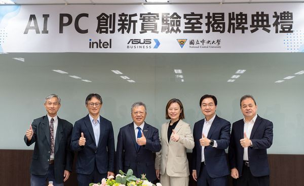 ▲中央大學成立「AI PC創新實驗室」