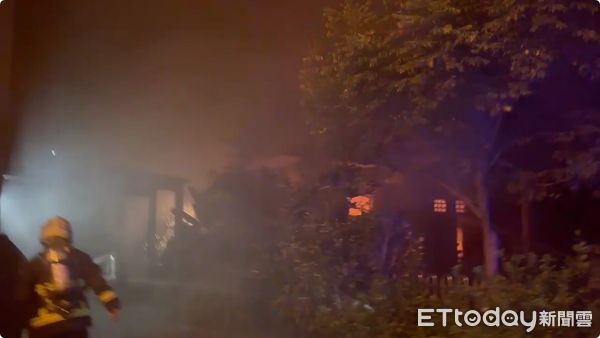 ▲▼宜蘭五結凌晨火警。（圖／記者游芳男翻攝）
