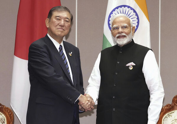 ▲▼印度總理莫迪將於29日訪日，與日本首相石破茂進行會談。（圖／達志影像／美聯社）