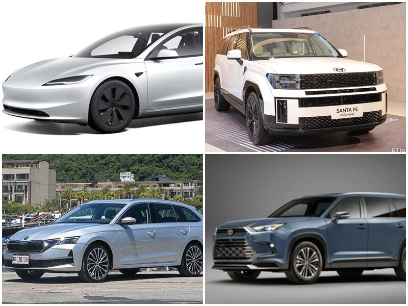 ▲台美汽車零關稅談判中，有望引進更多美規車；特斯拉回應關稅，主力Model 3降10萬。（圖／翻攝自各車廠、資料照）